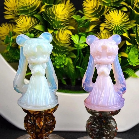 Sailor Moon Crystal Carving, Sailormoon Figurine, Anime Collectible - Picture 6 of 7